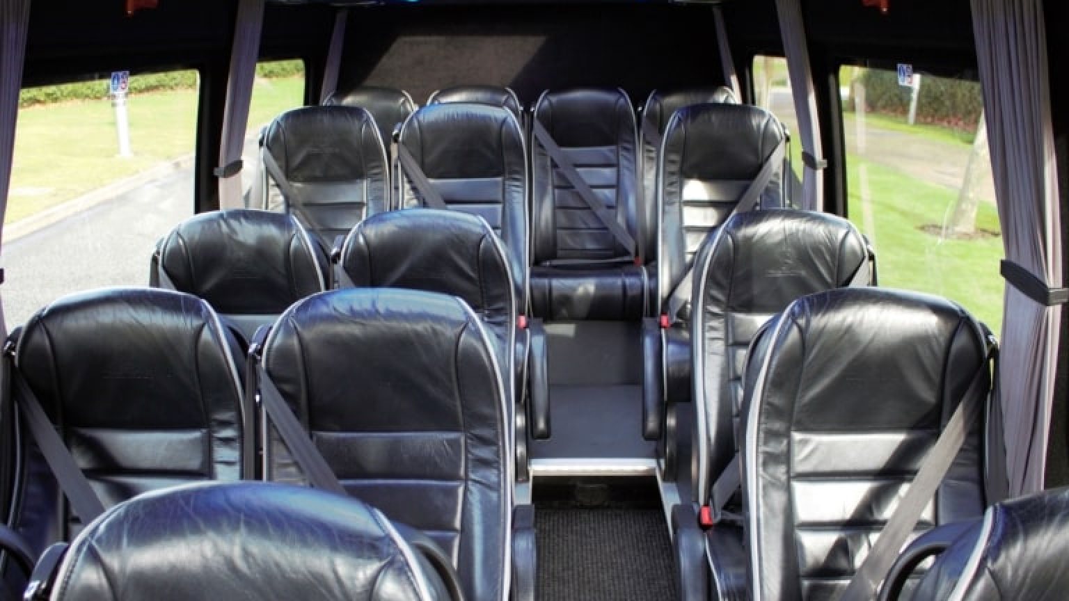 Interior image of a minibus