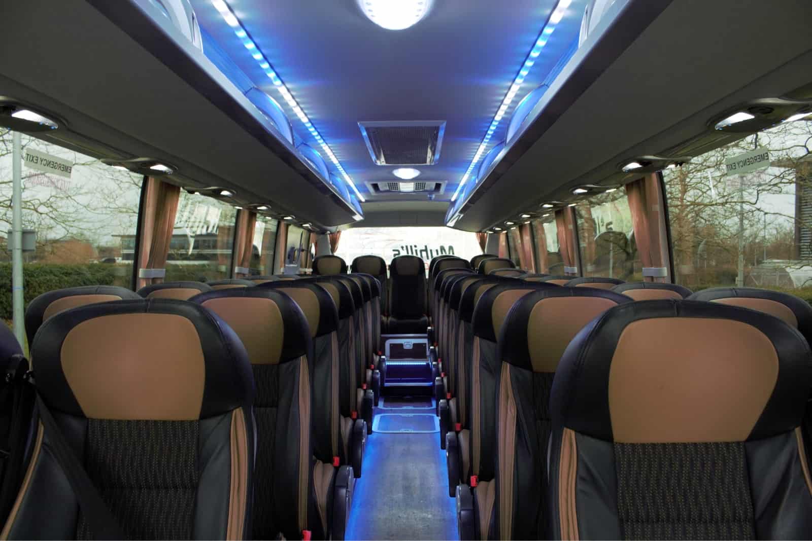 Interior image of a coach